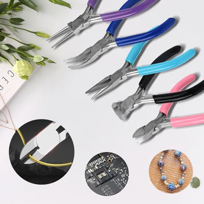 5 Pcs Jewelry Making Pliers Tools