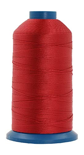Size 138 420D T135 Red Bonded Nylon Thread (3750 Foot)