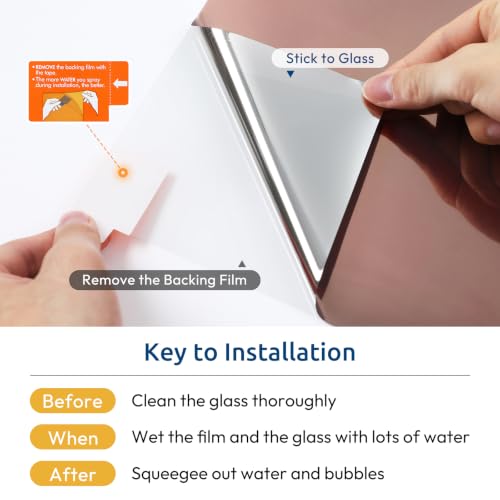 Window Privacy Film One Way (19.38 Sq Ft)
