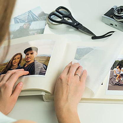 500 Pieces Photo Sticker White Double (500 Count)