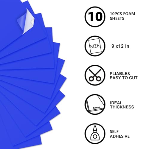 Self Adhesive Foam Sheets (10 Count)