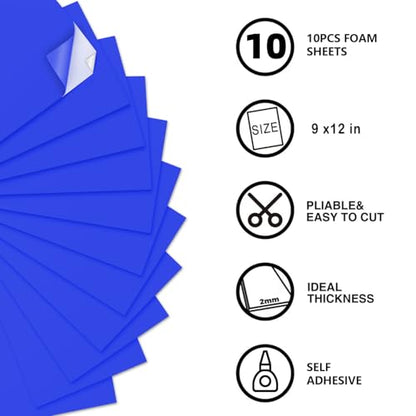 Self Adhesive Foam Sheets (10 Count)