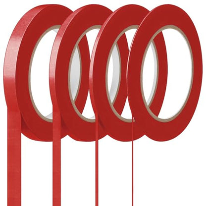 4 Pack Red Pinstripe Tape Painters 1 (4 Count)