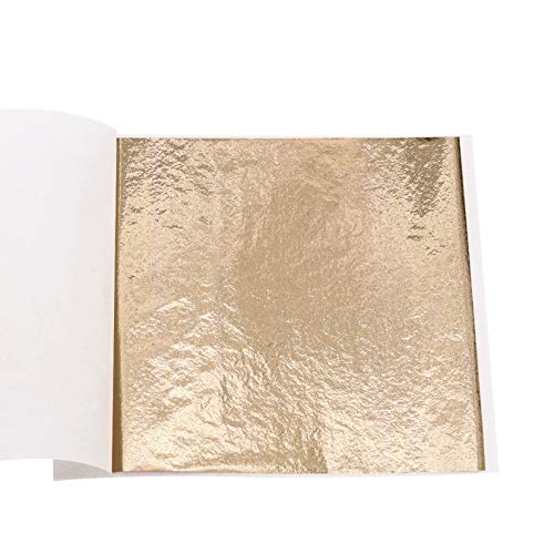 Imitation Gold Leaf Sheets Champagne 100 PCS