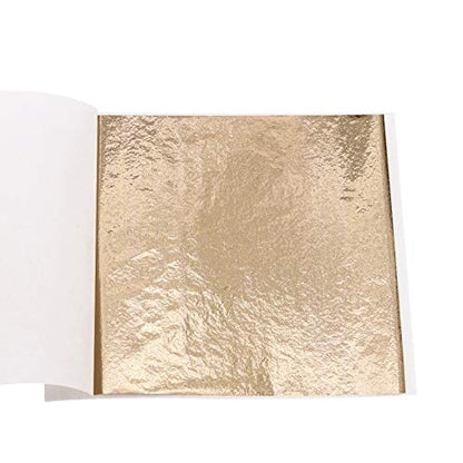 Imitation Gold Leaf Sheets Champagne 100 PCS