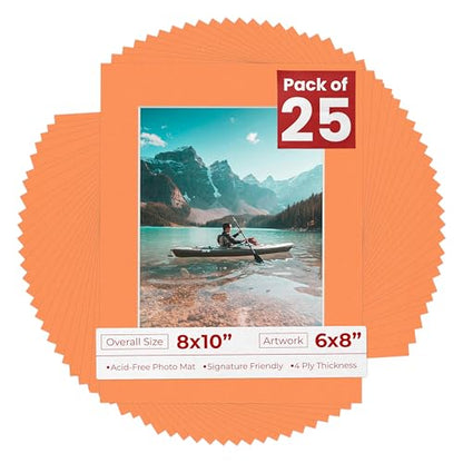 6x8 Mat for 8x10 Frame (25 Count)