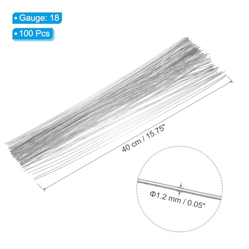18 Gauge 16" Floral Stem Wire (100 Count)