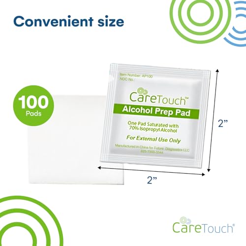 100 Pack Alcohol Wipes (100 Count)