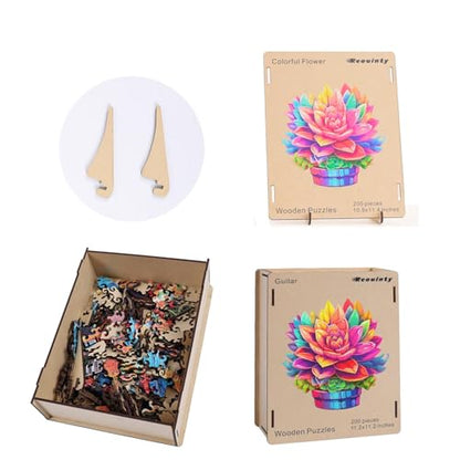 Wooden Puzzles for Adults (200 Count)