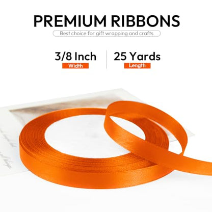 3 8 Inch Orange Ribbon