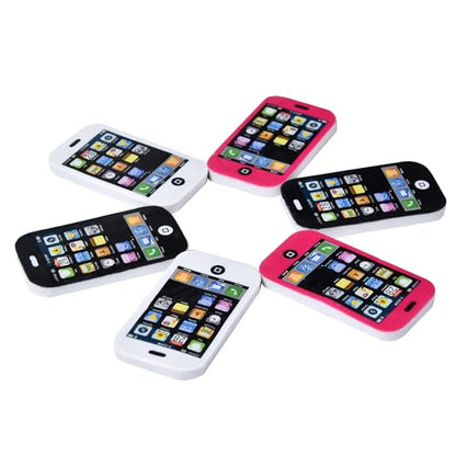 20 Mini Cool Phone Erasers for Kids (20 Count)