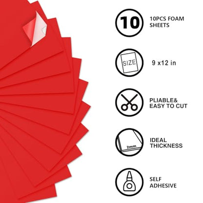 Self Adhesive Foam Sheets (10 Count)