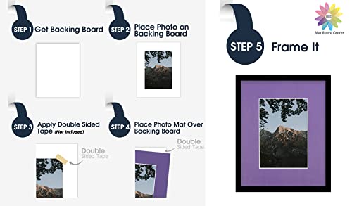 Mat Board Center 10 Pack 8x10 Photo Mats for 5x7 Picture