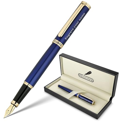Blue Personalized Fountain Pen
