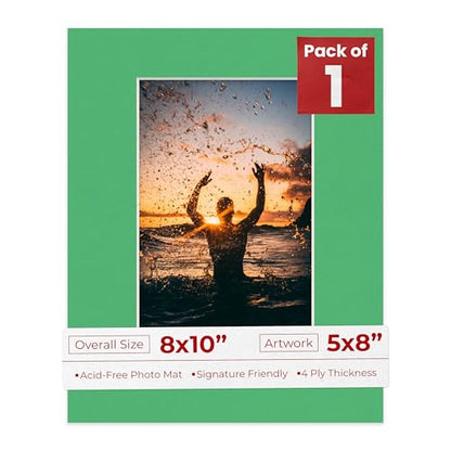 8x10 Mat Bevel Cut for 5x8 Photos