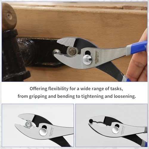 Slip Joint Pliers 8"& 10" Set of 2 (2 Count)