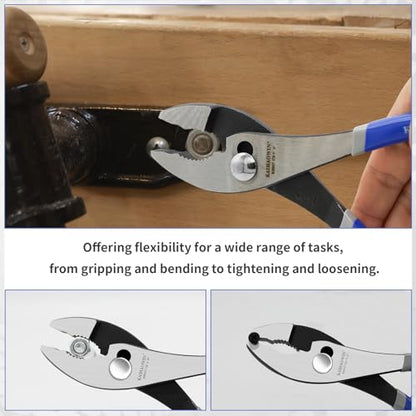 Slip Joint Pliers 8"& 10" Set of 2 (2 Count)