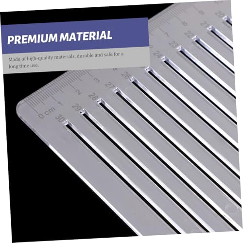 Lettering Stencils Straight Line Stencil Calligraphy Paper Address Stencil for Envelope Small Ruler for journaling Template Ruler Plastic