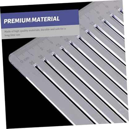 Lettering Stencils Straight Line Stencil Calligraphy Paper Address Stencil for Envelope Small Ruler for journaling Template Ruler Plastic