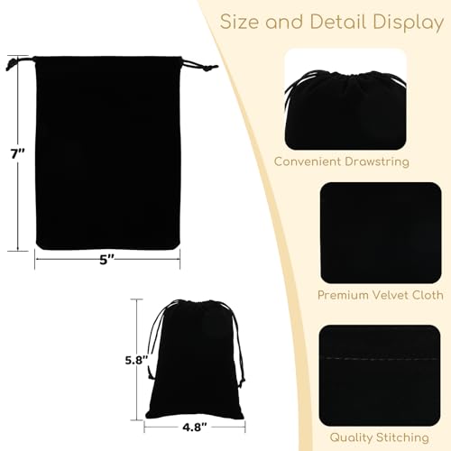 50Pcs Small Drawstring Gift Bags (20.3531 Ounce)