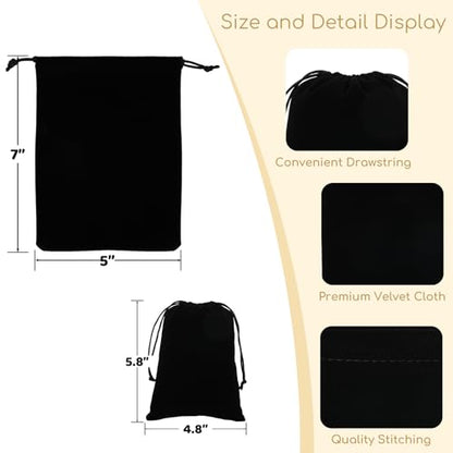 50Pcs Small Drawstring Gift Bags (20.3531 Ounce)