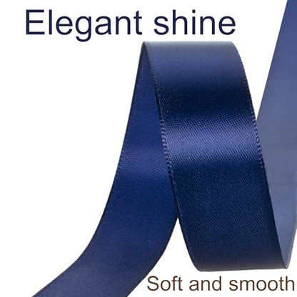 1 Inch Navy Blue Ribbon 50Yards