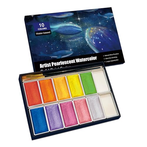 6ML Shimmer Watercolor Paint Set (60 Count)