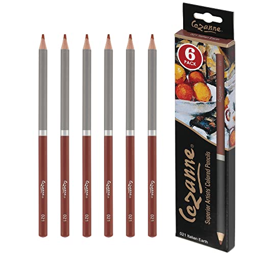 Creative Mark Premium Colored Pencils Italian Earth 6 Pack (6 Count)