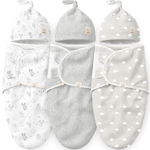 3pk Organic Swaddles for Newborns Girls (3 Count)
