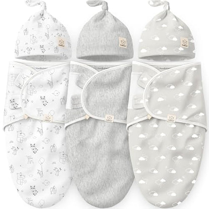 3pk Organic Swaddles for Newborns Girls (3 Count)