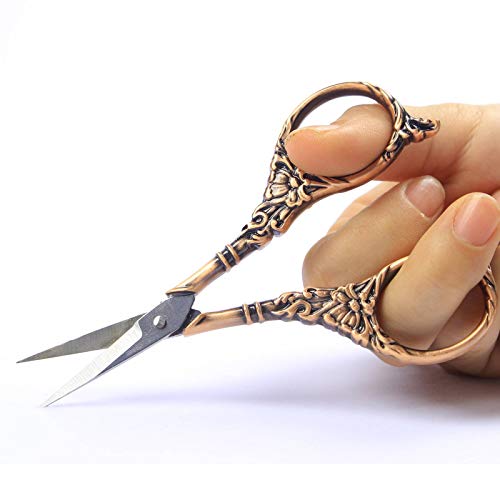 Vintage European Style Scissors Stainless Steel for Cross Stitch