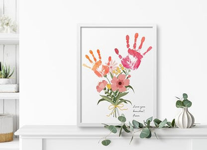 Flower Bouquet Handprint Art Craft DIY Kit