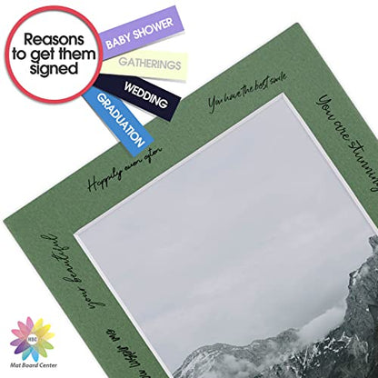 Mat Board Center 10 Pack 5x7 Photo Mats for 4x6 Picture