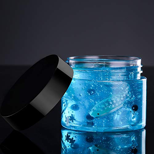 12 Pack 2 oz Plastic Container Jars with Lids Round Clear Travel Cosmetic Container Slime Jars for Toiletries (24 Count)