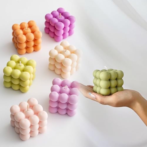 6pcs Silicone Candle Making Molds Kit Set (6 Count)