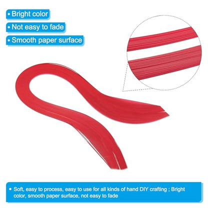 Quilling Strips Paper 600pcs 1.5mm 39cm Origami Paper Quilling Kits for Art DIY Hand Craft Christmas