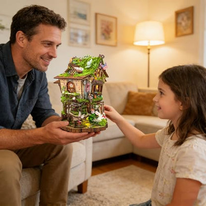 DIY Miniature House Kit for Adults