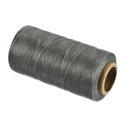 Waxed Thread 197 Yard 1mm 210D Flat Wax Thread Polyester Waxed String for Leather Sewing Hand Weaving Book Binding Home Decoration
