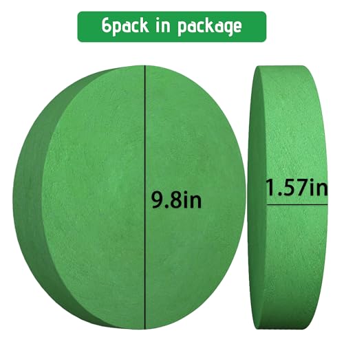 6 Pcs Floral Foam Round Blocks