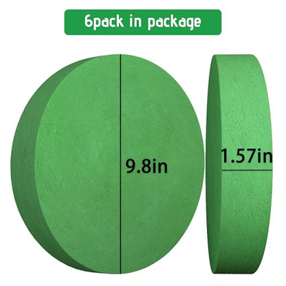 6 Pcs Floral Foam Round Blocks