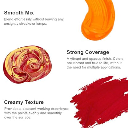 Fall Colors Acrylic Paint Set (5.68 Fl Oz)