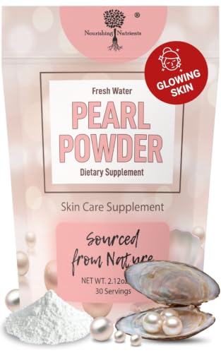 4-in-1 Pearl Powder Organic Quality for Teeth, Eyes, DIY Masks & Drink, 60g (2.12 Ounce)