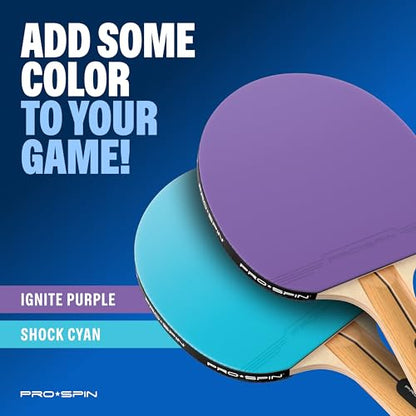 Portable Ping Pong Set with Retractable Ping Pong Net for Any Table