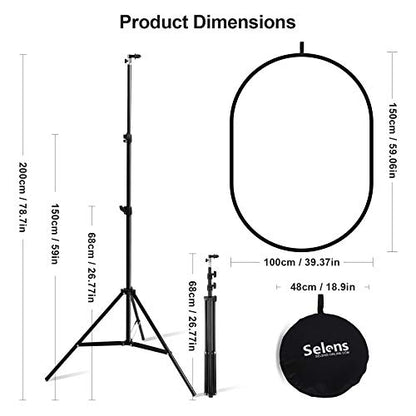 59x39in Pop up Soft Light Diffuser Kit