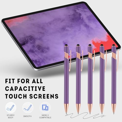12 PCS 2 in 1 Stylus Ballpoint Pen with Stylus Tip (24 Count)