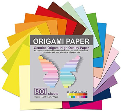 Origami Paper 500 Sheets (500 Count)