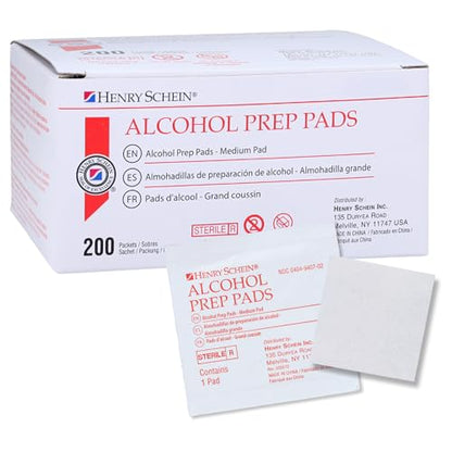 Medium Alcohol Prep Pads (200 Count)