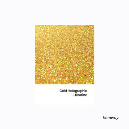 Resin Glitter Gold Holographic 100g Ultrafine (3.5274 Ounce)