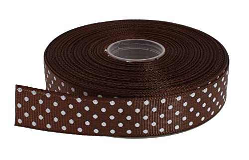 Polka Dot Grosgrain Ribbon 25 Yard Each Roll 100% Polyester