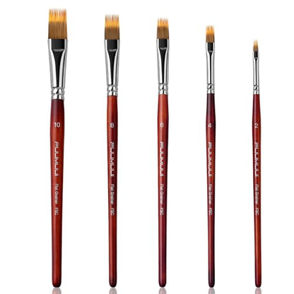 5pcs Dual Layer Grainer Brush Set (5 Count)